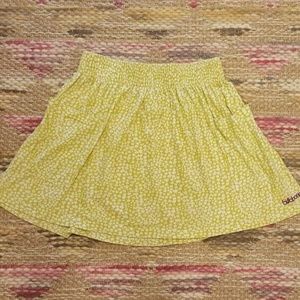 Billabong green floral print mini skirt